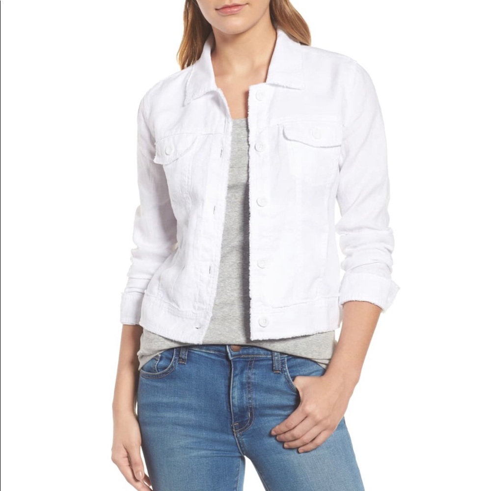 Tommy Bahamas Linen Raw-Edge Jacket XS